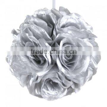 2015 unique design silver flower ball wholesale