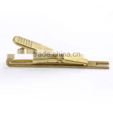 new design fashion & promotional tie clips parts brass garment accessory cufflink tie clip set