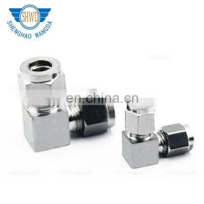 Stainless Steel Elbow Connector Compression Fittings Hot Male Tube Swivel Fittings