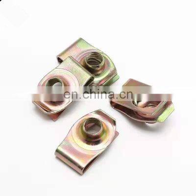 U Clip Nut Custom High Quality Black Spring Steel U Clip Nut