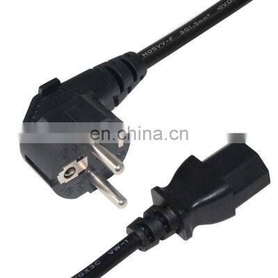 Anen Ac Extension KC Korea Standard Waterproof Right Angle Plug Iec C13 Eu Power Cord Plug