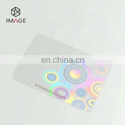 5 Mil Clear ID Card Size Holographic Laminating Pouches photo-5