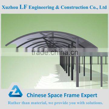 Pre Engineered Steel Car Parking Roof Covering photo-2