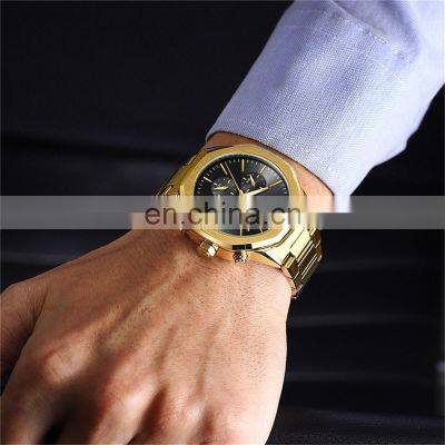 Dropshipping NIBOSI 2519 Luxury Reloj Stainless Steel Back Japan Movt Watches for Men Original photo-5