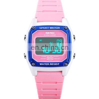 Original kid watch factory wholesale skmei 1614 jam tangan chronograph digital sport watch for children