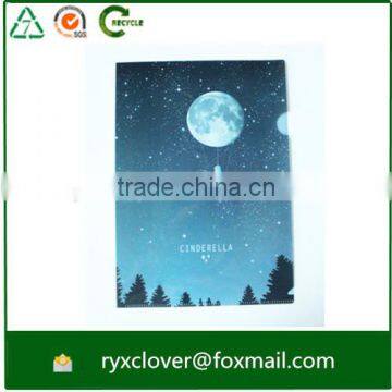 Plastic Sheet Protector L Shape File Folders With Custiomized Photo photo-4