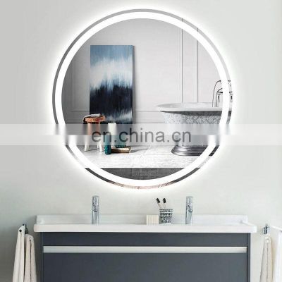 27.5 inch luxurious bathroom led mirror smart mirror round smart led mirror bathroom