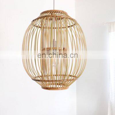 Cheap wholesale  Rattan Lampshade rattan pendant light European Style ceiling light decor high quality