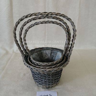 Cheap Price Wholesale Small Wicker Basket Willow Flower Basket