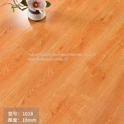 10mm engineering plate factory warehouse attic dormitory laminate floor Yoga studio dance studio composite wood flooring wholesale