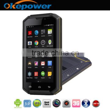 high quality 5 inch rugged android smartphone with wifi 3g gps camera IP67 4000mAh battery