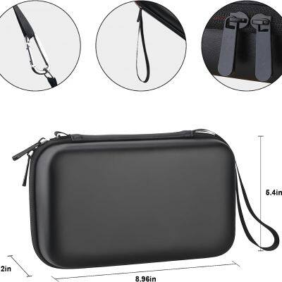 Diabetic Supplies Travel Case for Diabetic Testing Kit, Glucose Meter Storage Case for Insulin Pens, Glucose Meters, Test Strips, Medication, Lancets, Syringe, Pen Needles and More, Black photo-2