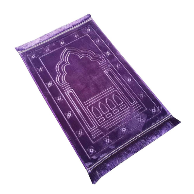 High Quality Flannel Prayer Mat for Muslim Worship Mat Muslim Prayer Rug