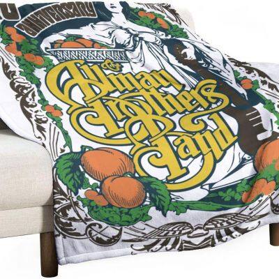 Allman Brothers Angel Fleece Blanket Plush Throw Blanket Soft Warm Cozy Warm Lightweight and Decorative