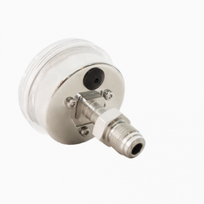 50MM Axial BA Class High Purity Pressure Gauge UHP Male Thread 1.6FS Full Range photo-2