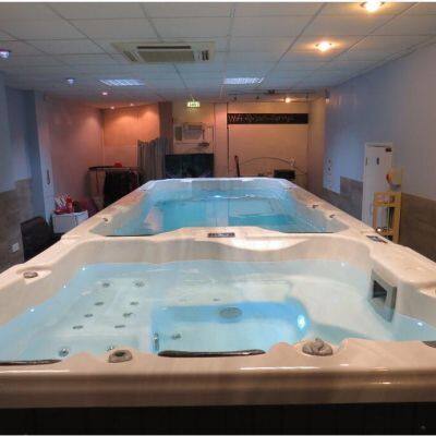 Dual Drive Infinity Swimming Pool Tub Large Home Use Acrylic Massage Whirlpool Spa Hot Tub For Sale photo-2