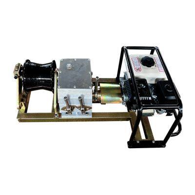 3T Gasoline-powered Cable Pulling Machine (Tractor Type) with Wire Rope Winch