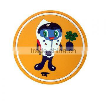 Wholesale creative custom silicone tea cup coaster, tasse coaster, beer coaster