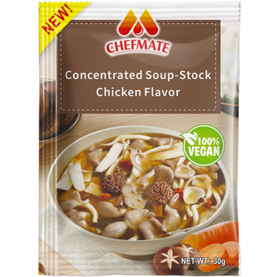 Chefmate Concentrated Soup-Stock Chicken Flavor Paste 30g Vegan Seasoning Factory