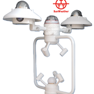 EC-A6 3D Wind Integrated Weather Station Ultrasonic Anemometer Temperature Humidty Pressure Rainfall Solar Radiation Environmental Monitoring photo-2