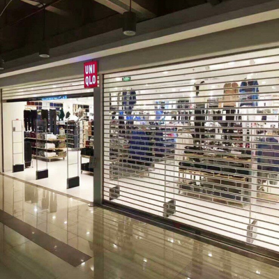 High-Transparency Crystal Roller Door｜Commercial Shop Use｜Easy Roll-Up & Elegant