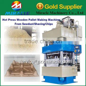 The third generation wood pallet making machine from waste wood hot sale