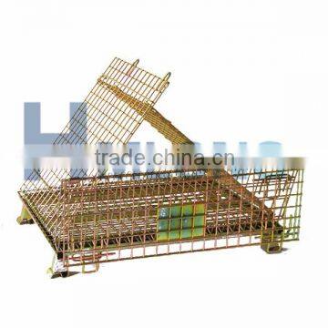 Foldable Collapsible Steel Storage Wire Mesh Pallet Container photo-4