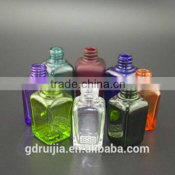Blue Pink Yellow 30ml Square Glass Bottles With Childproof Caps for e Liquid photo-2
