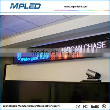 Shop promotional adverts very long led scree text to Russian market