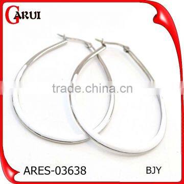 Latest Tops Designs Girls Earrings Gold Plate Big Hoop Earrings photo-6