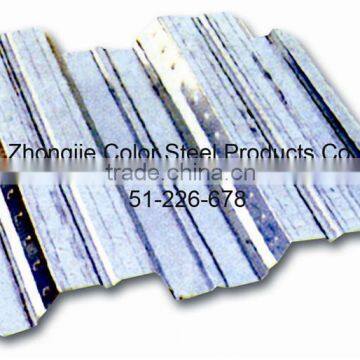 Corrugated galvanized coated profiled steel sheets