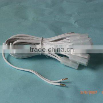 Custom Cable with light 6 Plug Wire Harness
