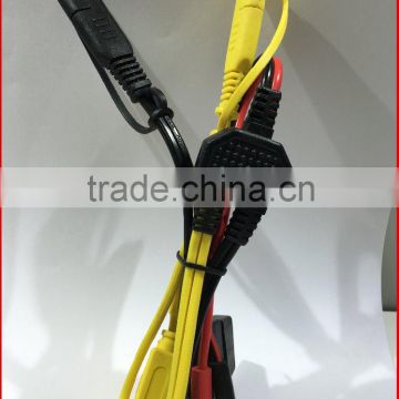 SAE cable to ring terminal UL SPT-2 18AWG cable 500MM with SAE plug and molding FUSE holde power cable