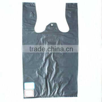 Black HDPE Vest Garbage Bags