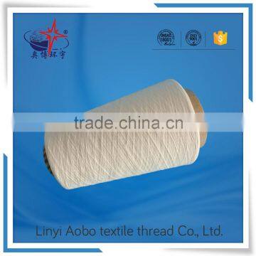 polyester yarn 20/2 tarpaulins thread Raw white color manufacturer in China