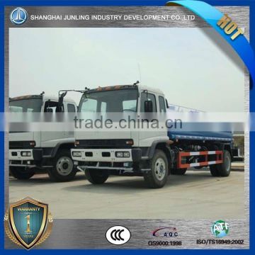 4X2 Aluminum water tank truck for water transportation dimension