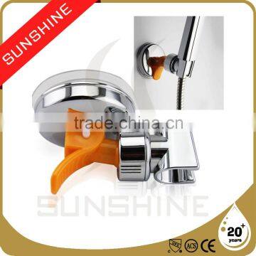 Quality Adjustable Attachable Rotatable Chromed Shower Head Holder Wall Suction Bracket SS5031