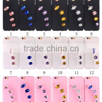 TPU Diamonds Cell case for Iphone 5/6s/6s plus and for Samsung S7/s7 edge