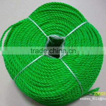 twisted colorful pe rope