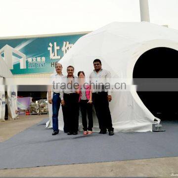 Dome-shaped Tent Event Dome Marquee Steel Frame White PVC Cover 15m Diameter Pop up Tent Marquee for Sale photo-4