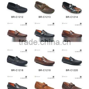 2015 Boat shoe made of cow leather casual men shoe genuine leather man casual shoe