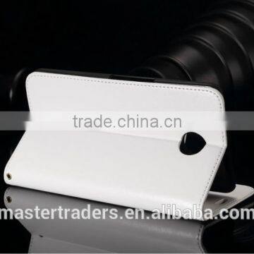 Original K-COOL Fine Sheep Grain Printing Stand PU Leather Wallet Case For Google 6 MT-2829 photo-4