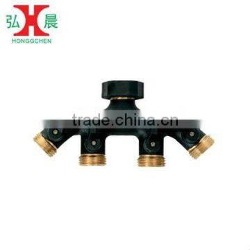 Rubber Moulded Brass Body Hose Faucet Manifold                        
                                                                                Supplier's Choice