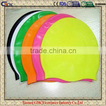 Funny Printing Silicone Swim Cap for Ear Protection photo-4