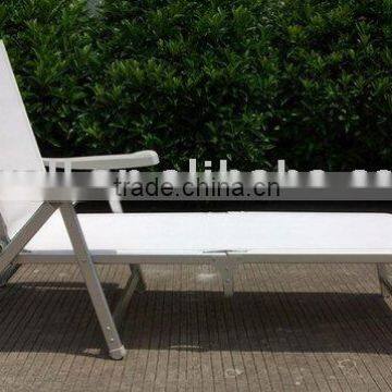 Aluminum folding sun lounger