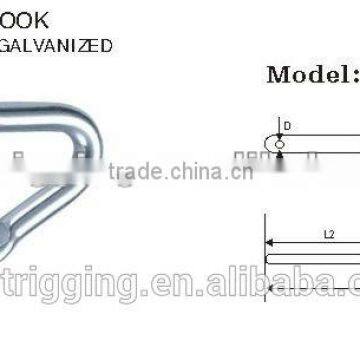 New China Products For Sale Zinc Plated Tarp Tow Rope Hook Galvanized photo-2