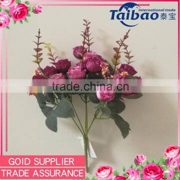 Mini silk flower decoration flower bouquet decoration artificial flower bouquet wholesale