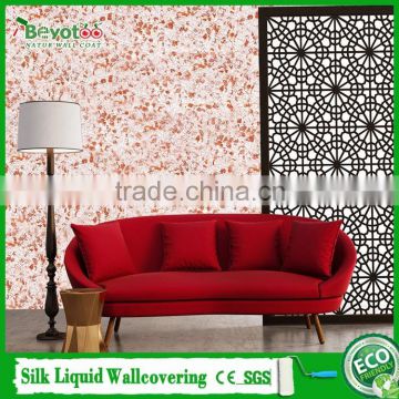 3D wallpaper natural fiber wall covering antistatic fiber decor wall coating