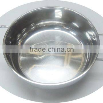 Mirror Finished With Satin Line Exterior Capsuled Bottom 24cm Diameter Stainless Steel Optima Steamer photo-4
