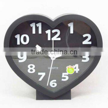 Plastic Heart Shape Alarm Clock